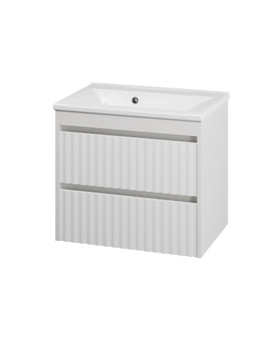 BALATON - 65 Тумба подвесная с 2 ящ., белый