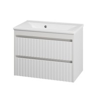 BALATON - 75 Тумба подвесная с 2 ящ., белый