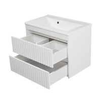 BALATON - 75 Тумба подвесная с 2 ящ., белый