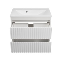 BALATON - 75 Тумба подвесная с 2 ящ., белый