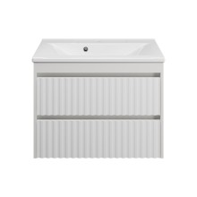 BALATON - 75 Тумба подвесная с 2 ящ., белый