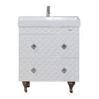 Valencia - 80 Тумба НАПОЛЬНАЯ с 2 ящ. белая