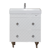 Valencia - 80 Тумба НАПОЛЬНАЯ с 2 ящ. белая