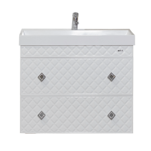 Valencia - 80 Тумба ПОДВЕСНАЯ с 2 ящ. белая