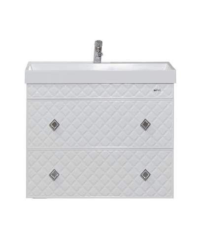 Valencia - 80 Тумба ПОДВЕСНАЯ с 2 ящ. белая