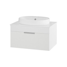 ENFIDA - 70 Тумба подвесная белая мат. эмаль 1 ящ.  (Энфида)