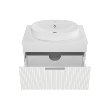 ENFIDA - 70 Тумба подвесная белая мат. эмаль 1 ящ.  (Энфида)