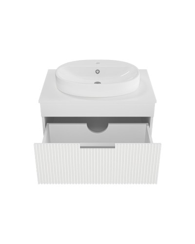 ENFIDA - 70 Тумба подвесная белая мат. эмаль 1 ящ.  (Энфида)