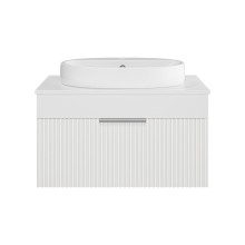 ENFIDA - 70 Тумба подвесная белая мат. эмаль 1 ящ.  (Энфида)