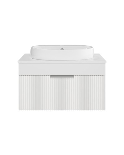 ENFIDA - 70 Тумба подвесная белая мат. эмаль 1 ящ.  (Энфида)