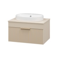 ENFIDA - 70 Тумба подвесная бежевая мат. эмаль 1 ящ.  (Энфида)