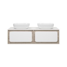 Дубль - 150 Тумба подвесная комбинированная 2 ящ.