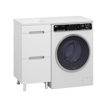 Байкал - 40 Тумба под стиральную машину 2 ящ .ПВХ (аналог Фостера)