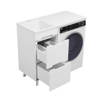 Байкал - 40 Тумба под стиральную машину 2 ящ .ПВХ (аналог Фостера)
