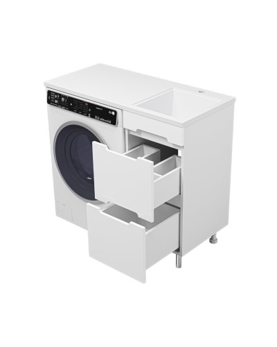 Байкал - 40 Тумба под стиральную машину 2 ящ .ПВХ (аналог Фостера)