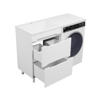 Байкал - 55 Тумба под стиральную машину 2 ящ .ПВХ (аналог Фостера)