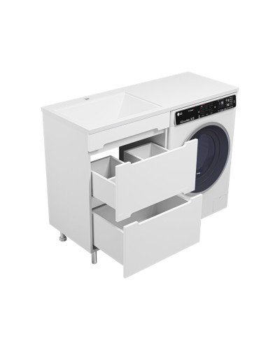 Байкал - 55 Тумба под стиральную машину 2 ящ .ПВХ (аналог Фостера)