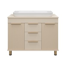 ENFIDA -100 Тумба напольная 3 ящ. бежевая мат. эмаль (Энфида)