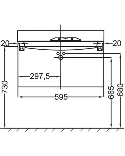 Тумба белый глянец 59,5 см Jacob Delafon Rythmik EB1301-G1C
