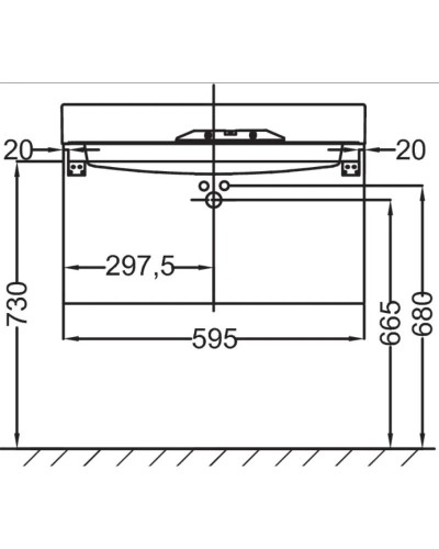 Тумба белый глянец 59,5 см Jacob Delafon Rythmik EB1307-G1C