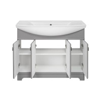 Лувр -105 Тумба напольная, серая