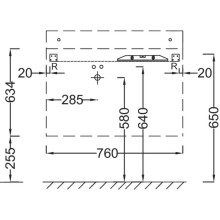 Тумба белый 76 см Jacob Delafon Soprano EB1330-N18