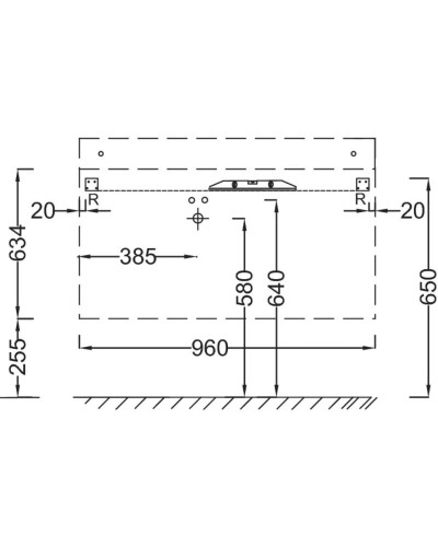 Тумба белый 96 см Jacob Delafon Soprano EB1331-N18