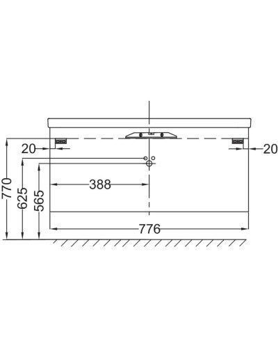 Тумба малиновый глянец 77,6 см Jacob Delafon Replay EB1046-R3