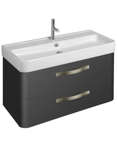 Тумба серый антрацит 97,4 см 2 ящика Jacob Delafon Replay EB1047-442