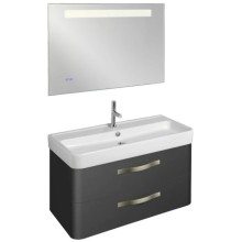 Тумба серый антрацит 97,4 см 2 ящика Jacob Delafon Replay EB1047-442