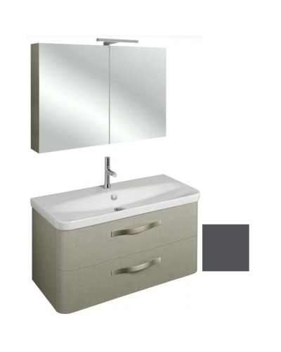 Тумба серый антрацит 97,4 см 2 ящика Jacob Delafon Replay EB1047-442