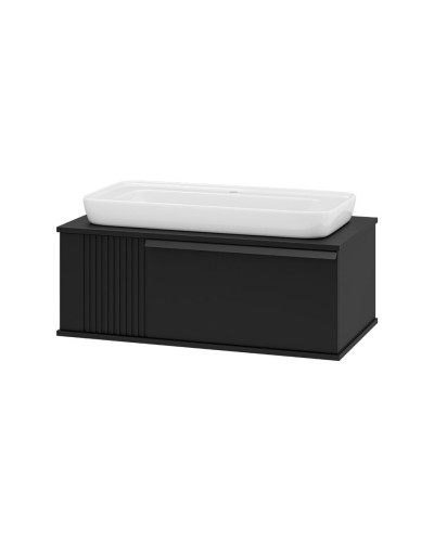 SAVOY - 90 Тумба подвесная с 1 ящ. черный