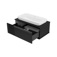 SAVOY - 90 Тумба подвесная с 1 ящ. черный