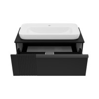 SAVOY - 90 Тумба подвесная с 1 ящ. черный