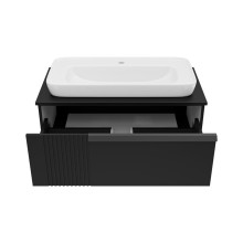 SAVOY - 90 Тумба подвесная с 1 ящ. черный