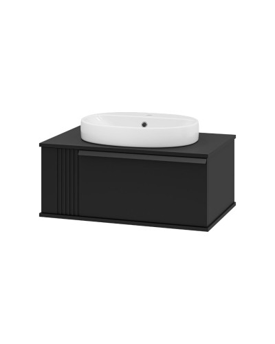 SAVOY - 80 Тумба подвесная с 1 ящ. черный