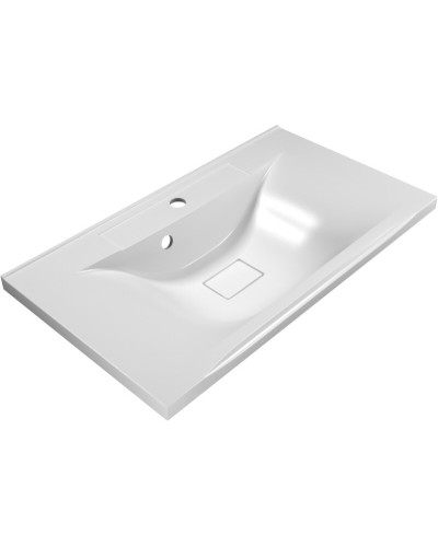 Амбра - 70 тумба прямая белая