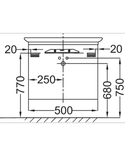 Тумба белый глянец 50 см Jacob Delafon Presquile EB1102-G1C