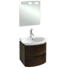 Тумба палисандр шпон 50 см 2 ящика Jacob Delafon Presquile EB1102-V13