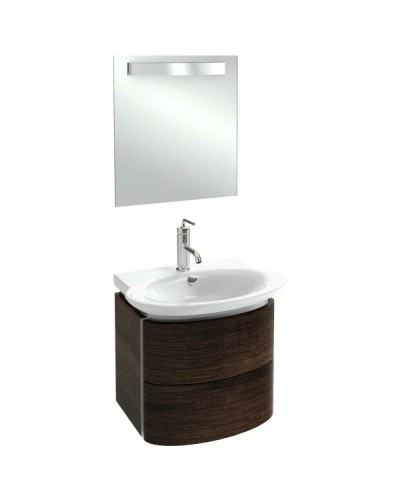 Тумба палисандр шпон 50 см 2 ящика Jacob Delafon Presquile EB1102-V13