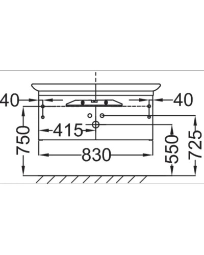 Тумба белый глянец 83 см  Jacob Delafon Presquile EB1100-G1C