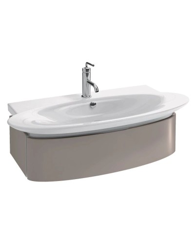 Тумба серый титан глянец 83 см Jacob Delafon Presquile EB1100-N21