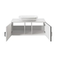 RICHARD -105 Тумба подвесная 2 дв. белый/черный