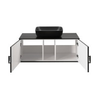 RICHARD -105 Тумба подвесная 2 дв. черный