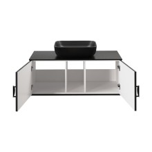 RICHARD -105 Тумба подвесная 2 дв. черный