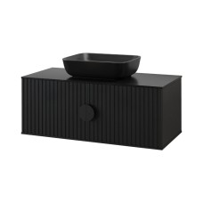 RICHARD -105 Тумба подвесная 2 дв. черный