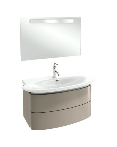 Тумба серый титан глянец 83 см Jacob Delafon Presquile EB1104-N21