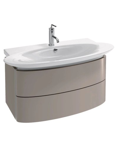 Тумба серый титан глянец 83 см Jacob Delafon Presquile EB1104-N21