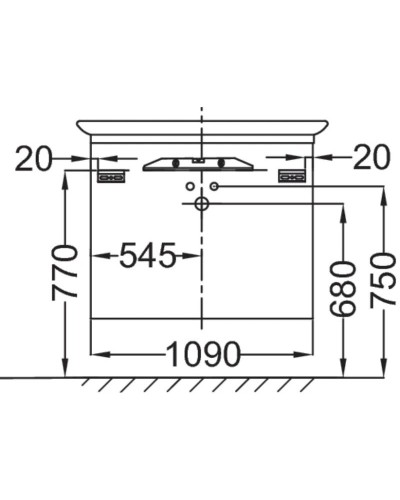 Тумба белый глянец 109 см Jacob Delafon Presquile EB1105-G1C
