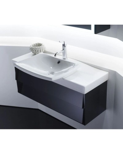 Тумба черный глянец 98 см Jacob Delafon Escale EB760-274